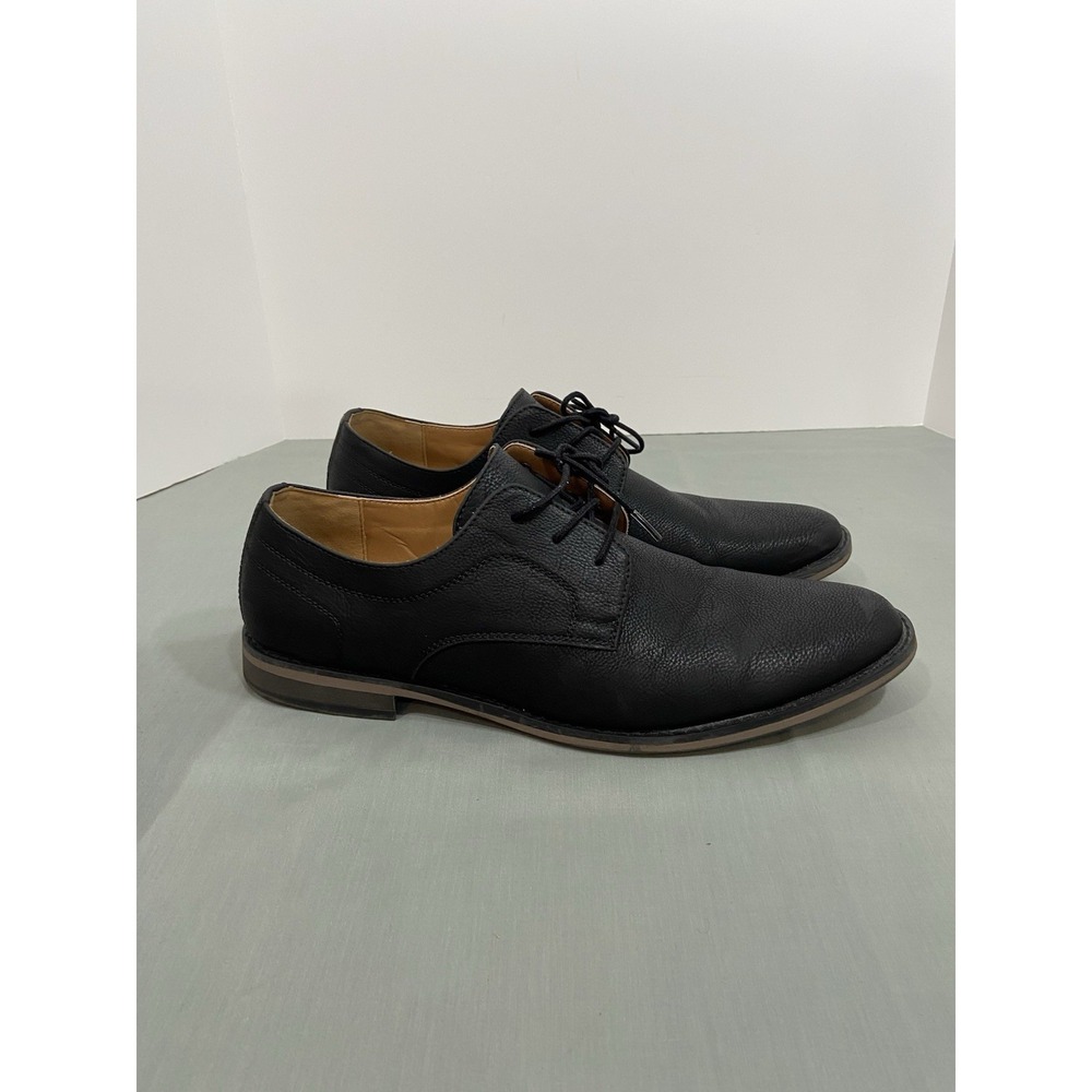 Perry Ellis Oxford Dress Shoes Men's Size 12 Black Lace Up Portfolio Bennett